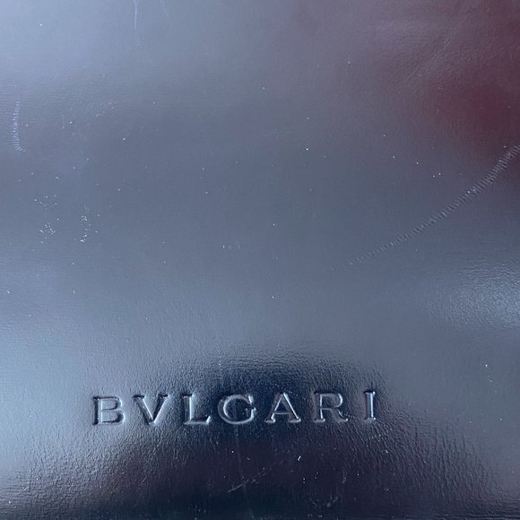 Vintage Bvlgari Black Leather Shoulder Bag - Picture 5 of 9